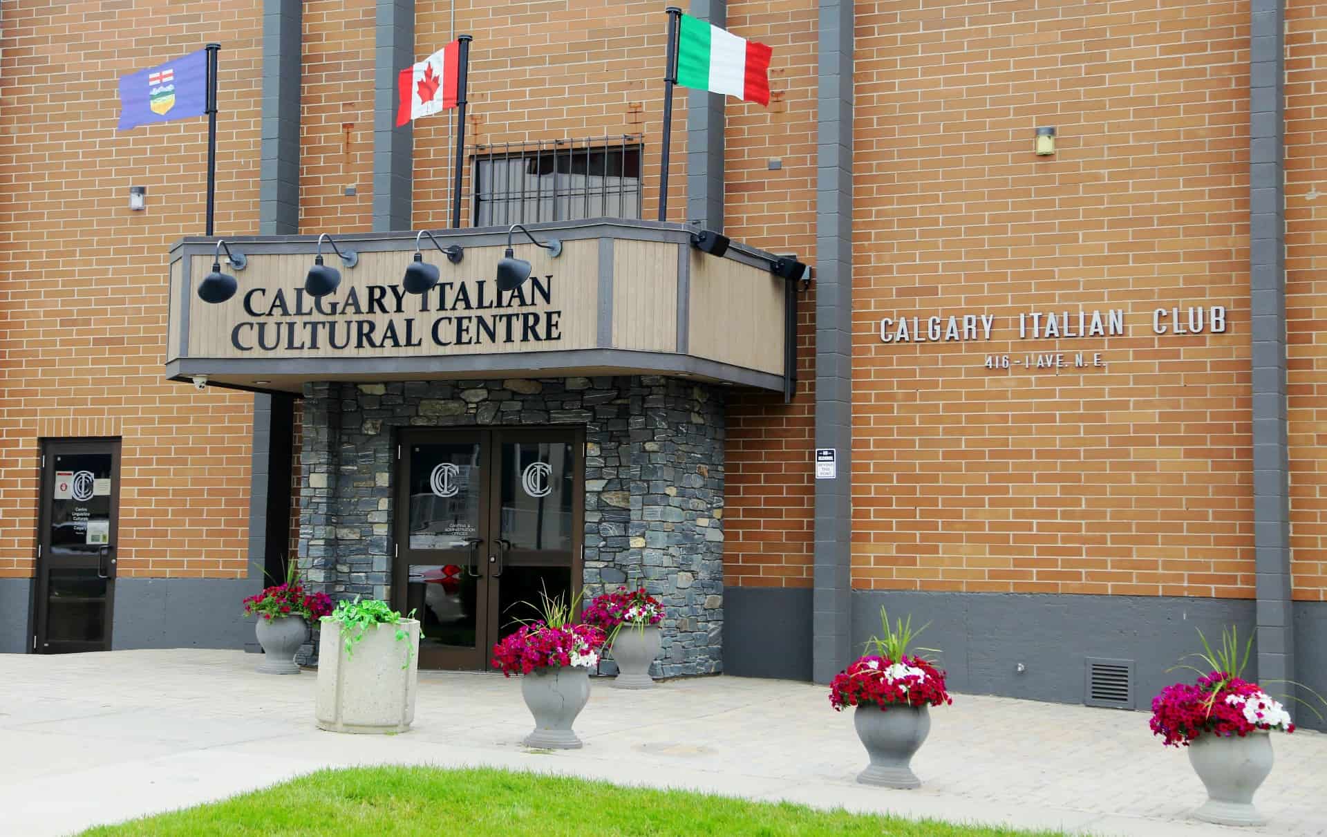 Calgary Italian Cultural Centre Front Entrance